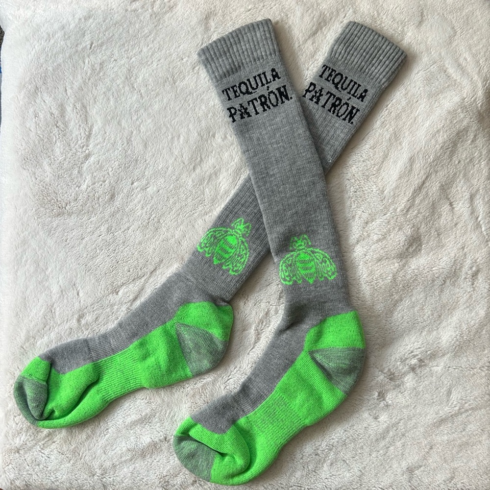 FREE W/ PURCHASE Patron Tequila Knee High Socks